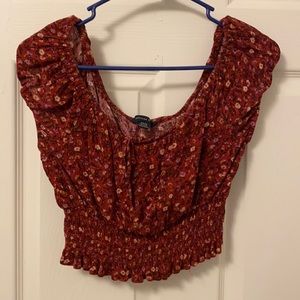 American Eagle Floral Crop Top